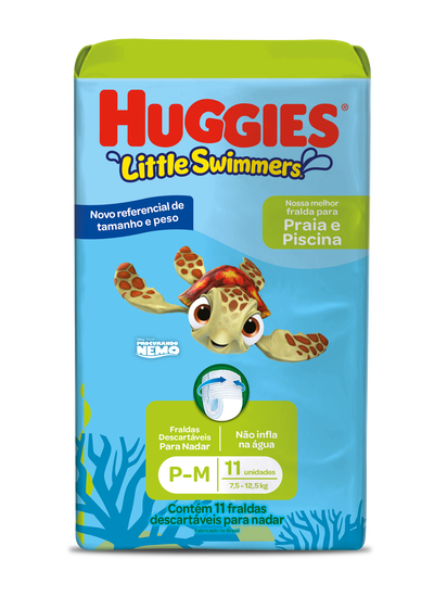 Fralda Huggies Little Swimmers P/M - 11 fraldas